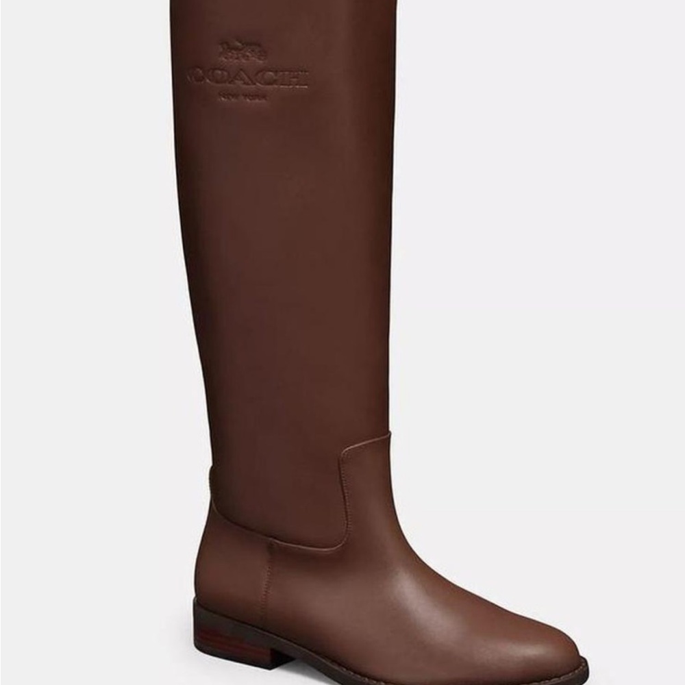 Coach Women's Chocolate Brown Knee-High Boots